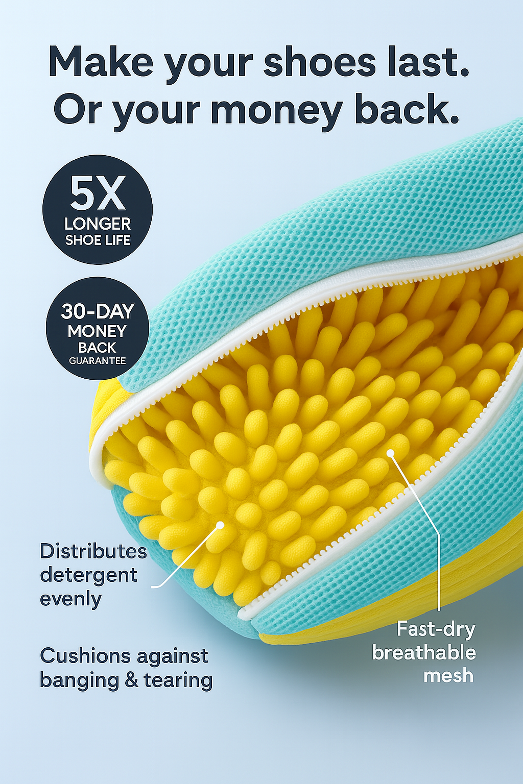 CleanKicks™ Sneaker Washing Bag